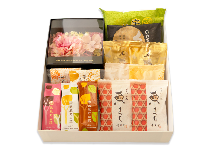 【送料無料】母の日ギフト　アーティフィシャルフラワーセット（雅）