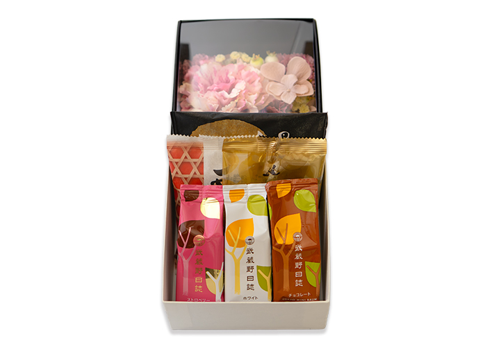 母の日ギフト アーティフィシャルフラワーセット（凛）