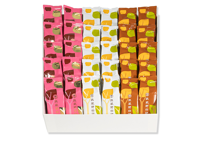 武蔵野日誌三昧（ﾁｮｺ･ﾎﾜｲﾄ･ｽﾄﾛﾍﾞﾘｰ）30個入