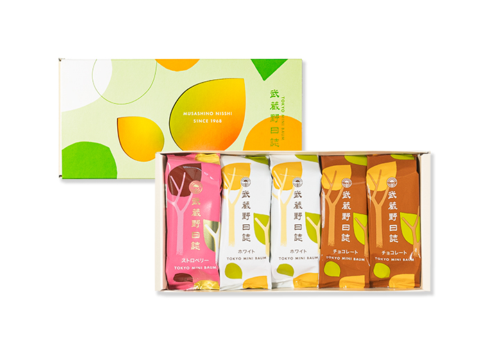 武蔵野日誌三昧（ﾁｮｺ･ﾎﾜｲﾄ･ｽﾄﾛﾍﾞﾘｰ）5個入