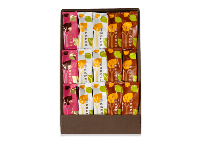 武蔵野日誌三昧（ﾁｮｺ･ﾎﾜｲﾄ･ｽﾄﾛﾍﾞﾘｰ）15個入