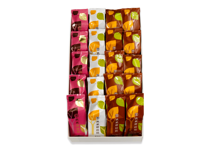 武蔵野日誌三昧（ﾁｮｺ･ﾎﾜｲﾄ･ｽﾄﾛﾍﾞﾘｰ）20個入