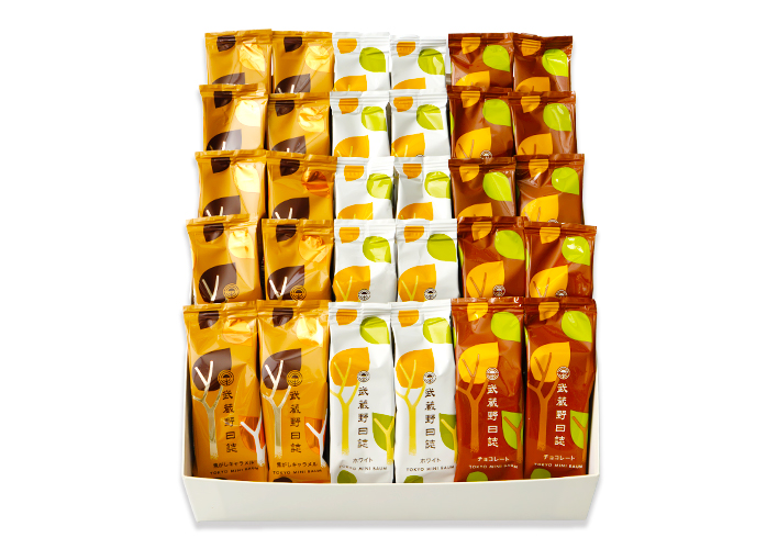 武蔵野日誌三昧[秋]（ﾁｮｺ･ﾎﾜｲﾄ･焦がしｷｬﾗﾒﾙ）30個入