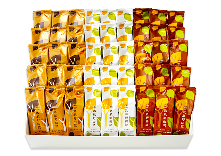 武蔵野日誌三昧[秋]（ﾁｮｺ･ﾎﾜｲﾄ･焦がしｷｬﾗﾒﾙ）45個入